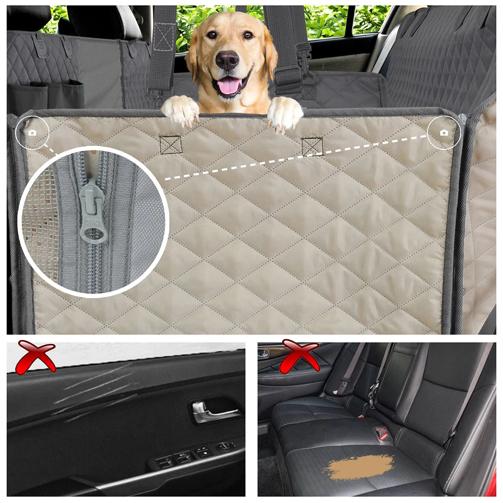 PETRAVEL Dog Car Seat Cover Waterproof  Mat