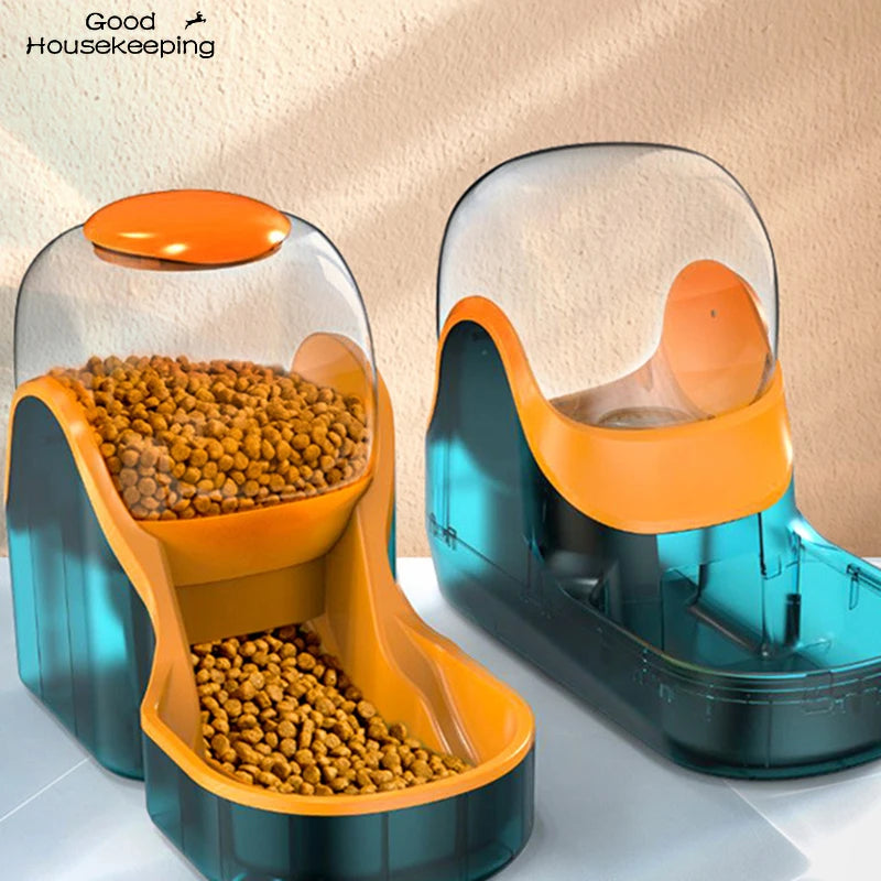 Gravity Pet Water Dispenser Cat Automatic Feeder