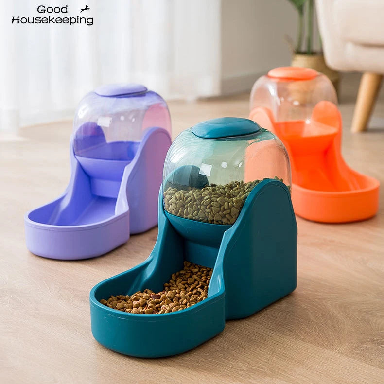 Gravity Pet Water Dispenser Cat Automatic Feeder