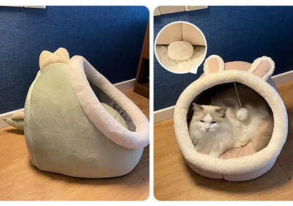 Cat Nest House for Cats Cave Foldable Removable