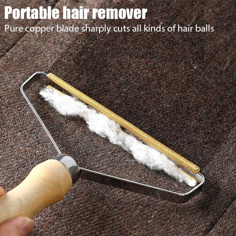 Pet Hair Remover Portable Manual Scraper Lint Cleaner