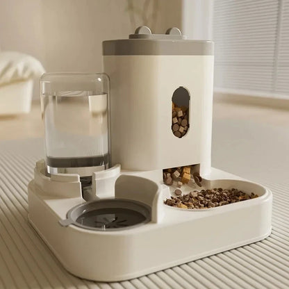 Automatic Cat Feeder Water Dispenser Set