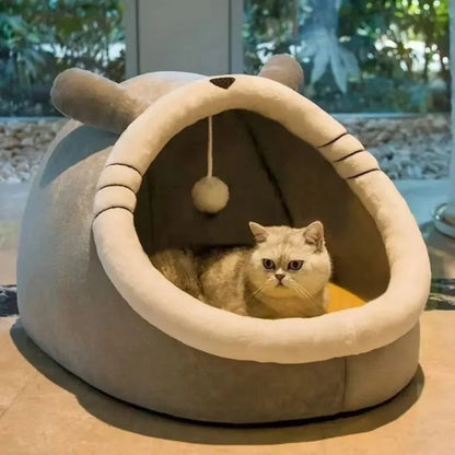 Cat Nest House for Cats Cave Foldable Removable