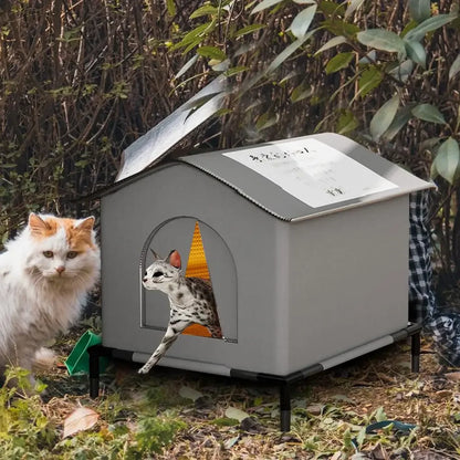 Waterproof Stray Cat House Outdoor Feral Cat Houses