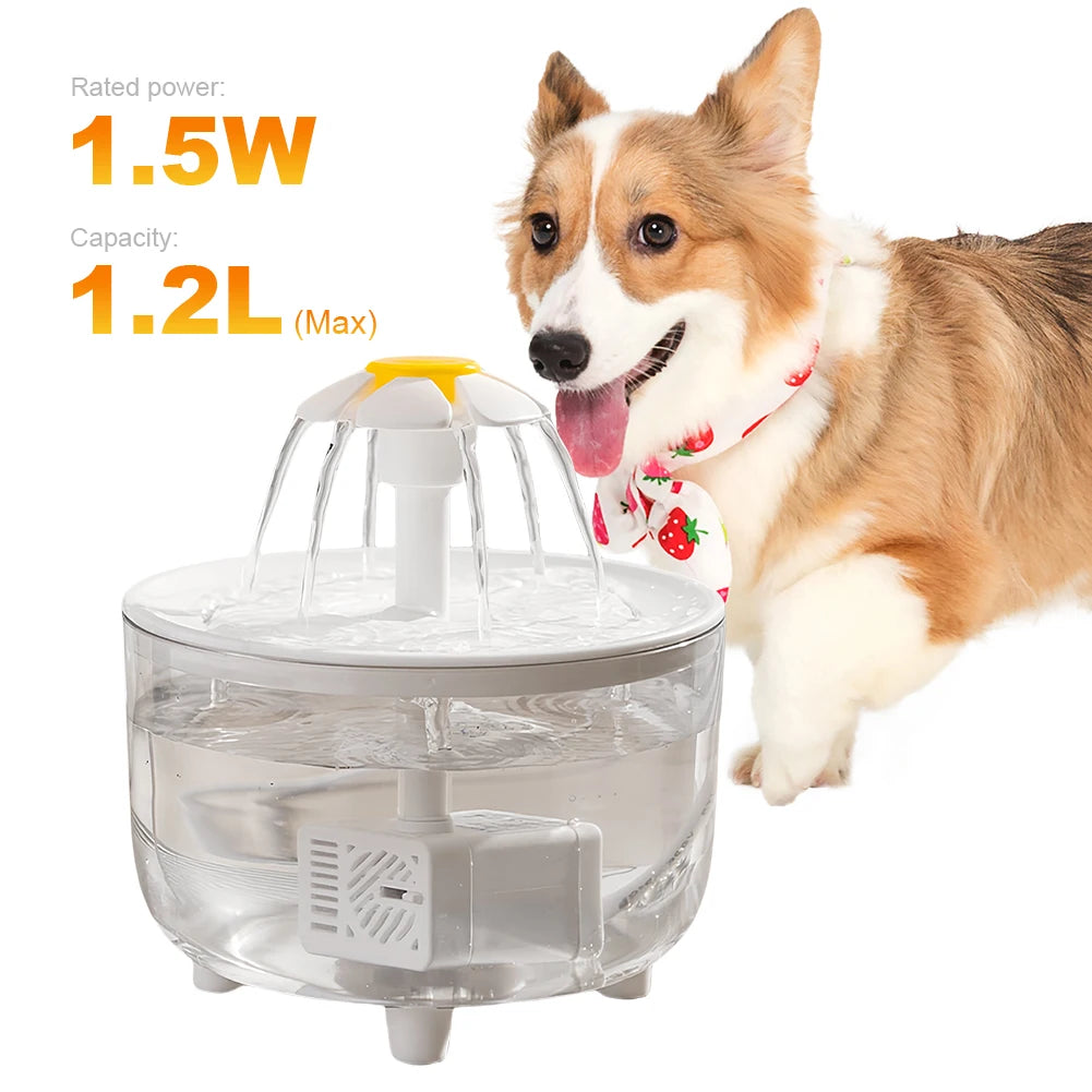 2 In 1 Auto Water Drinker for Cats Dogs Cat Food Bowl