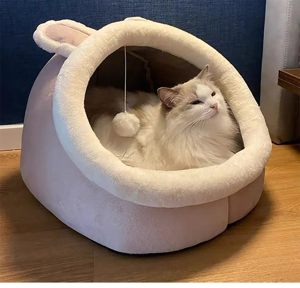 Cat Nest House for Cats Cave Foldable Removable