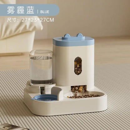 Automatic Cat Feeder Water Dispenser Set