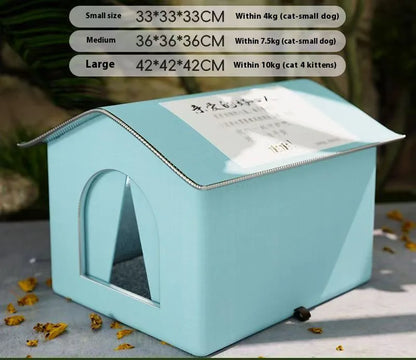 Waterproof Stray Cat House Outdoor Feral Cat Houses