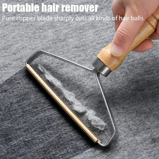 Pet Hair Remover Portable Manual Scraper Lint Cleaner