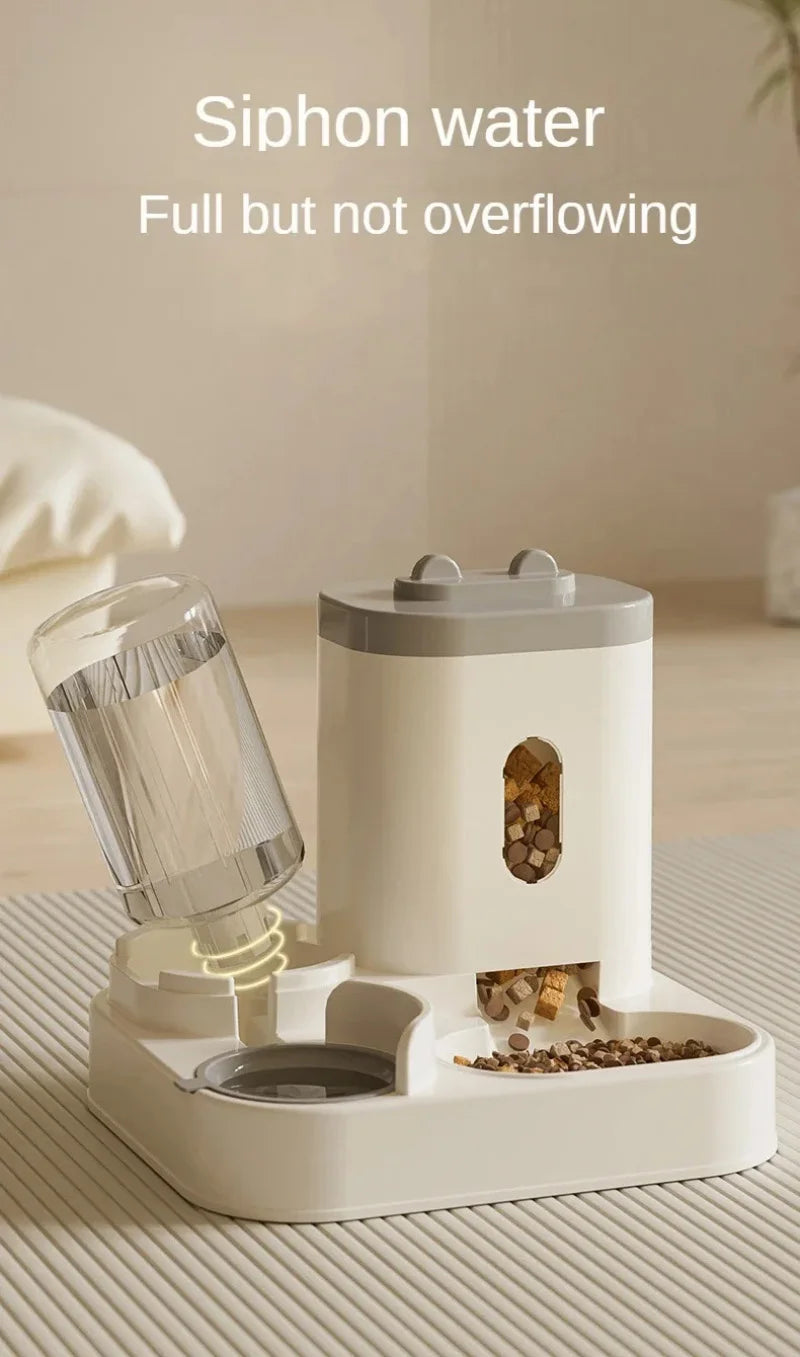 Automatic Cat Feeder Water Dispenser Set