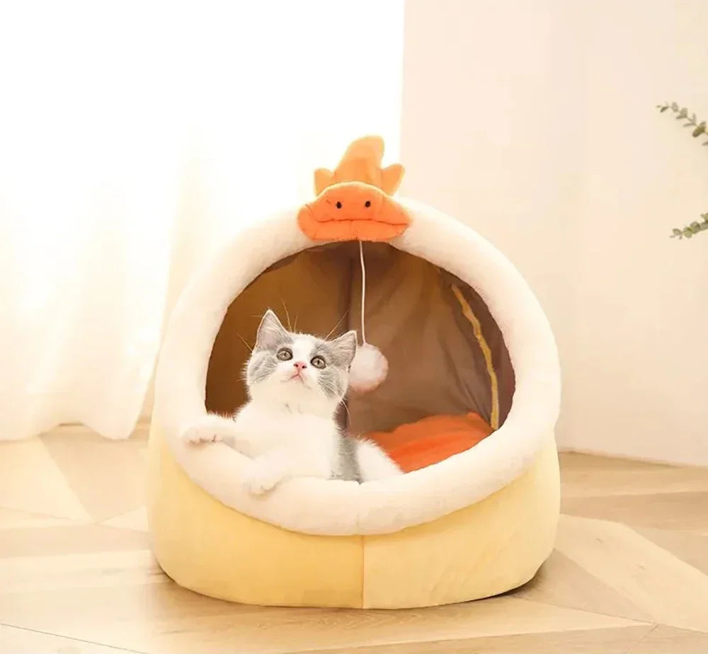 Cat Nest House for Cats Cave Foldable Removable