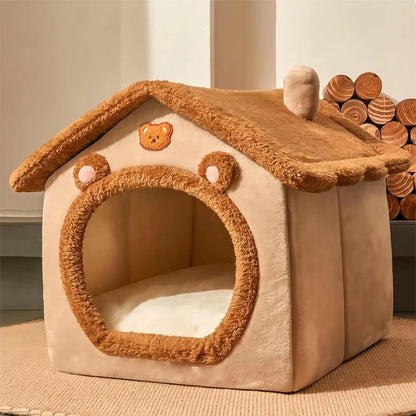 Foldable Pet House Removable Washable Cat House