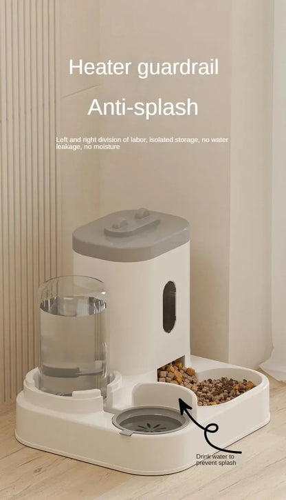 Automatic Cat Feeder Water Dispenser Set