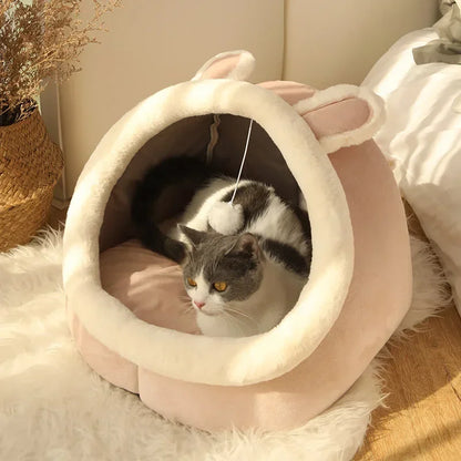 Cat Nest House for Cats Cave Foldable Removable