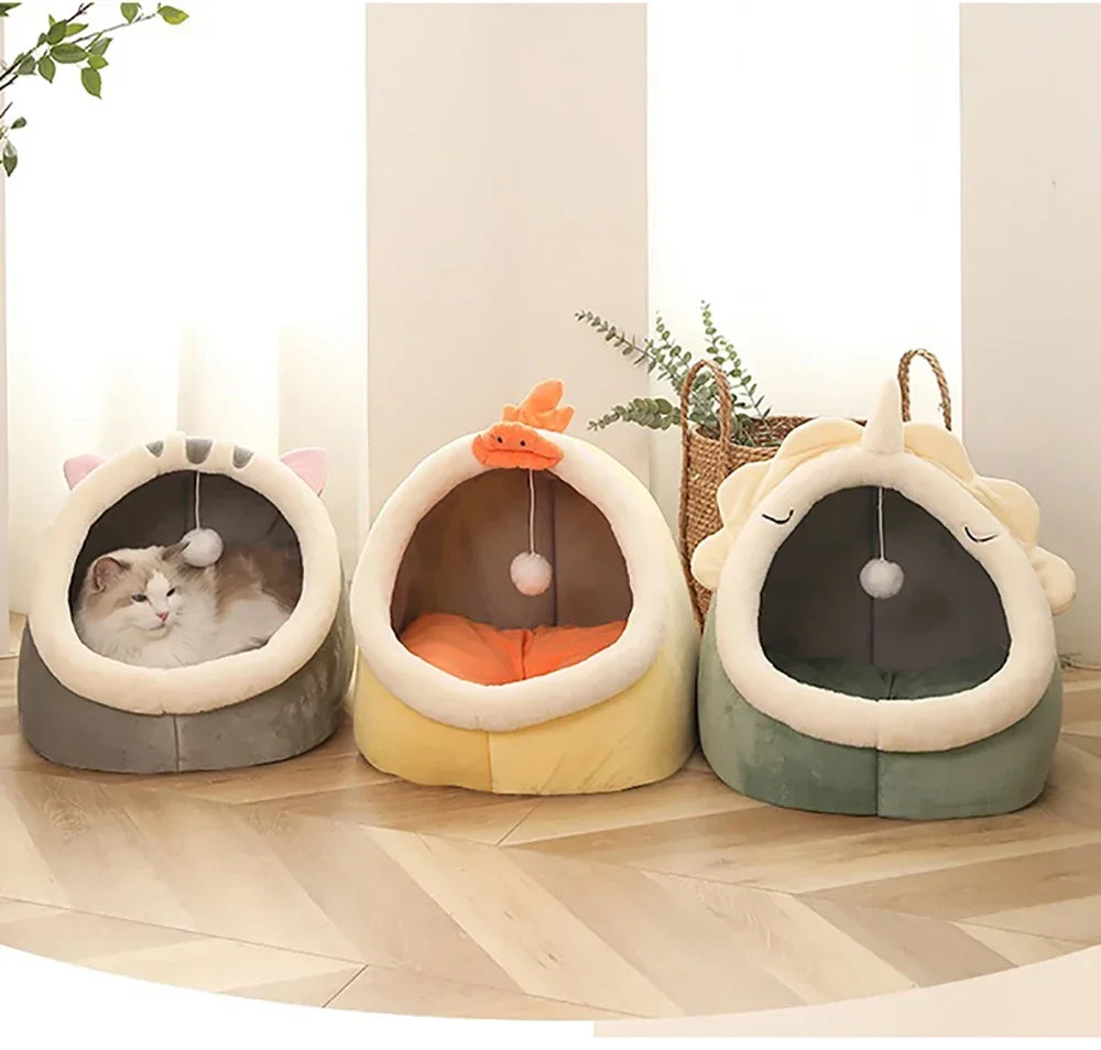 Cat Nest House for Cats Cave Foldable Removable