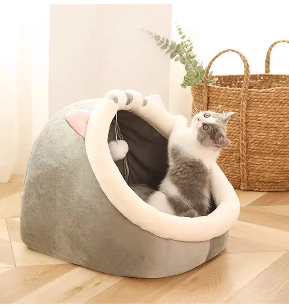 Cat Nest House for Cats Cave Foldable Removable