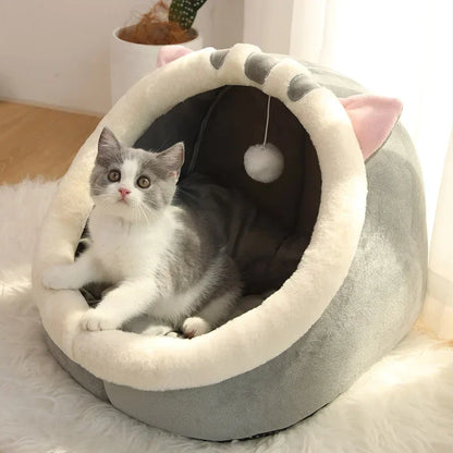 Cat Nest House for Cats Cave Foldable Removable