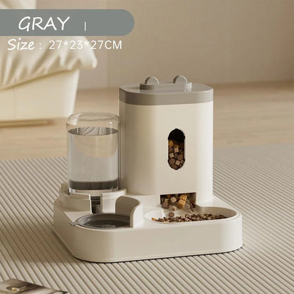 Automatic Cat Feeder Water Dispenser Set