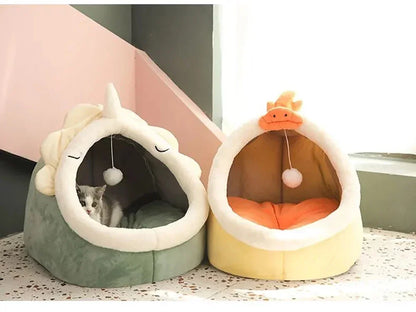 Cat Nest House for Cats Cave Foldable Removable