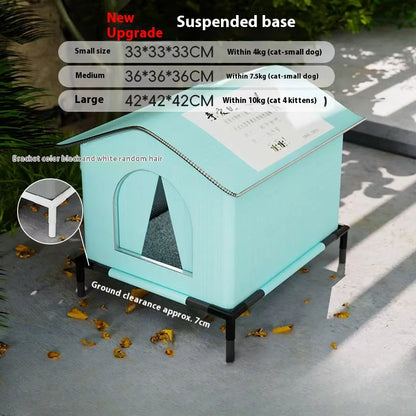 Waterproof Stray Cat House Outdoor Feral Cat Houses