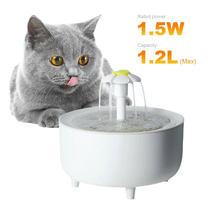 2 In 1 Auto Water Drinker for Cats Dogs Cat Food Bowl